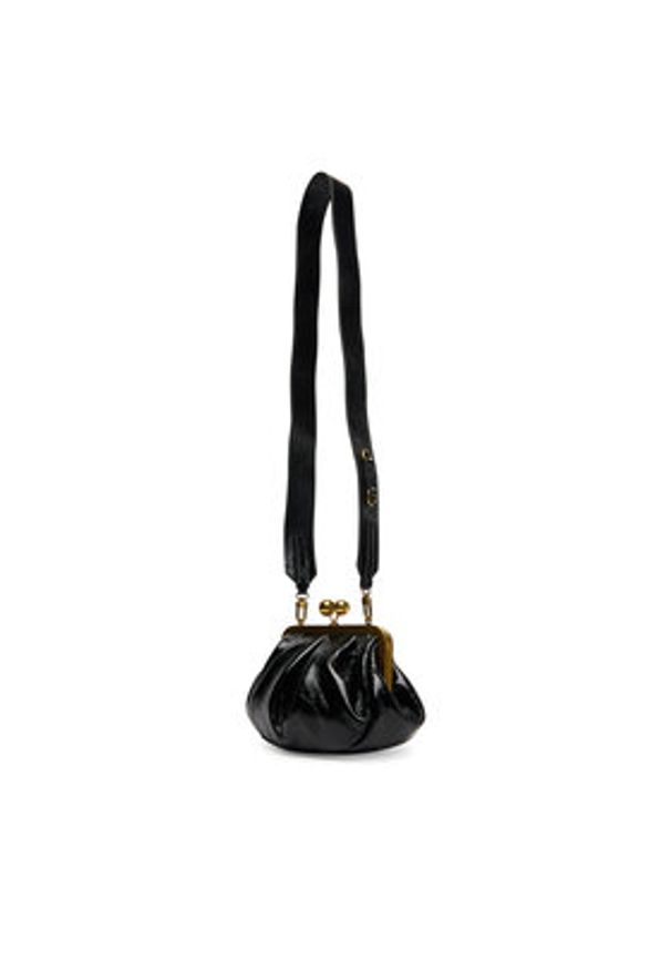 Weekend Max Mara Torebka Navetta 2525516214600 Czarny. Kolor: czarny. Materiał: skórzane