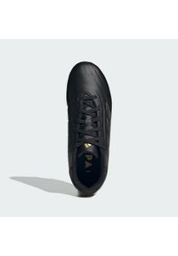 Adidas - Buty Copa Pure 2 League FG Kids. Kolor: żółty, wielokolorowy, czarny, szary. Materiał: materiał