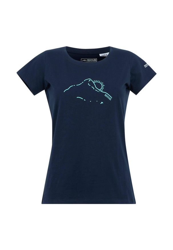 Regatta - T-shirt Damski Z Górą Breezed V. Kolor: niebieski
