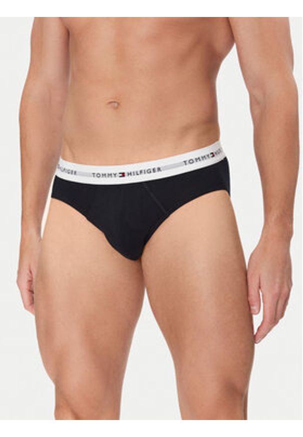 TOMMY HILFIGER - Tommy Hilfiger Komplet slipów UM0UM03471 Czarny. Kolor: czarny. Materiał: bawełna