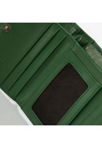 Wittchen - Damski portfel z gładkiej skóry mały zielony. Kolor: zielony. Materiał: skóra. Wzór: gładki #4