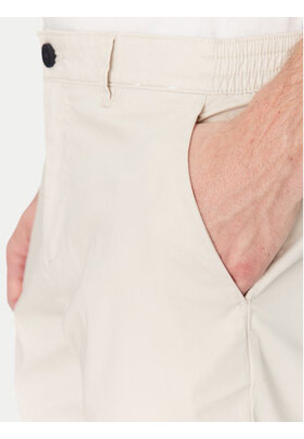 Tom Tailor Spodnie materiałowe 1044711 Beżowy Regular Fit. Kolor: beżowy. Materiał: bawełna