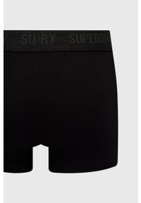 Superdry bokserki (3-pack) męskie kolor czarny. Kolor: czarny. Materiał: bawełna #7