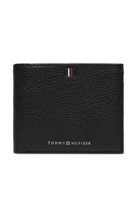 TOMMY HILFIGER - Tommy Hilfiger Duży Portfel Męski Th Central Cc Flap And Coin AM0AM11856 Czarny. Kolor: czarny. Materiał: skóra