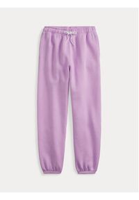 Polo Ralph Lauren Spodnie dresowe 211891560010 Fioletowy Regular Fit. Kolor: fioletowy. Materiał: bawełna #4