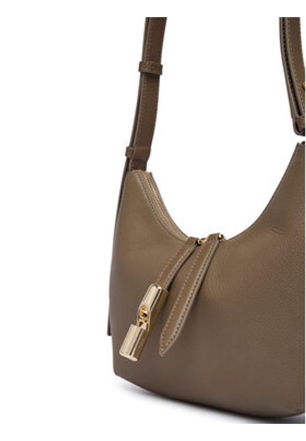 Furla Torebka Goccia S WB01500 BX3353 CN 4903S Szary ciemny. Kolor: szary. Materiał: skórzane