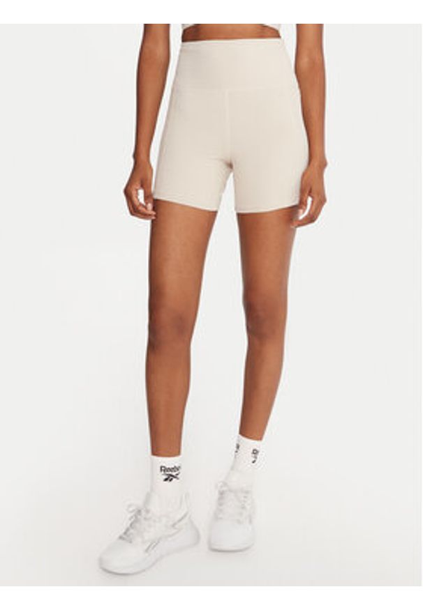 Reebok Kolarki Reebok X Ewa Chodakowska RK25314CCW Beżowy Slim Fit. Kolor: beżowy. Materiał: syntetyk