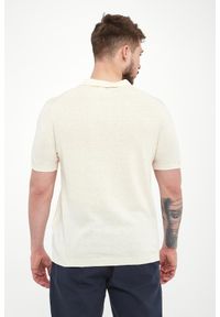 Liu Jo - Polo męskie lniane LIU JO. Typ kołnierza: polo. Materiał: len #3