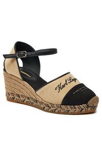 Karl Lagerfeld - KARL LAGERFELD Espadryle KL32203 Beżowy. Kolor: beżowy. Materiał: materiał #5