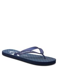 Calvin Klein Jeans Japonki Beach Sandal Glossy YM0YM00952 Granatowy. Kolor: niebieski #6