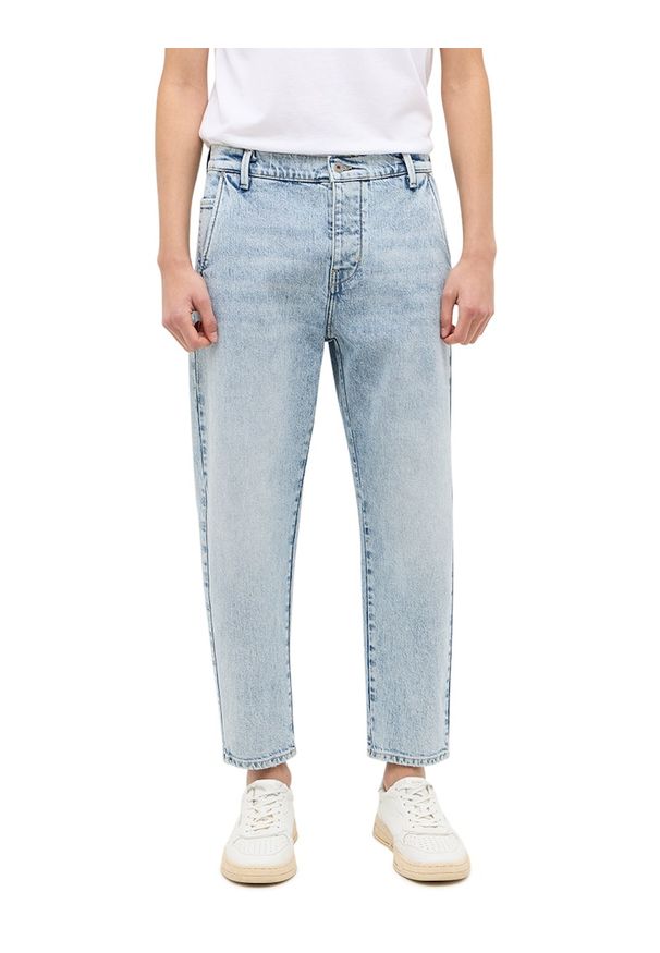Męskie Spodnie Jeansowe Mustang Style Toledo Loose Denim Blue 1015137 5000 212