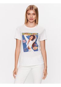Guess T-Shirt Girl Easy W3GI18 K9SN1 Biały Regular Fit. Kolor: biały