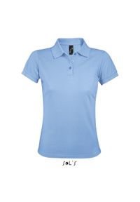 SOL'S - Damska koszulka polo Sol's Prime. Typ kołnierza: polo. Kolor: niebieski. Styl: elegancki #1