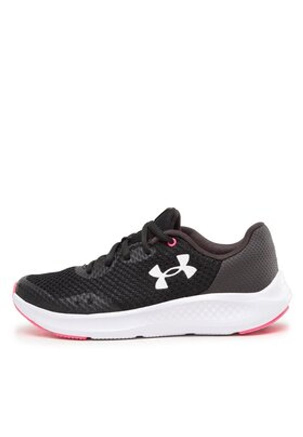 Under Armour Buty do biegania Ua Charged Pursuit 3 3025011-001 Czarny. Kolor: czarny. Materiał: materiał