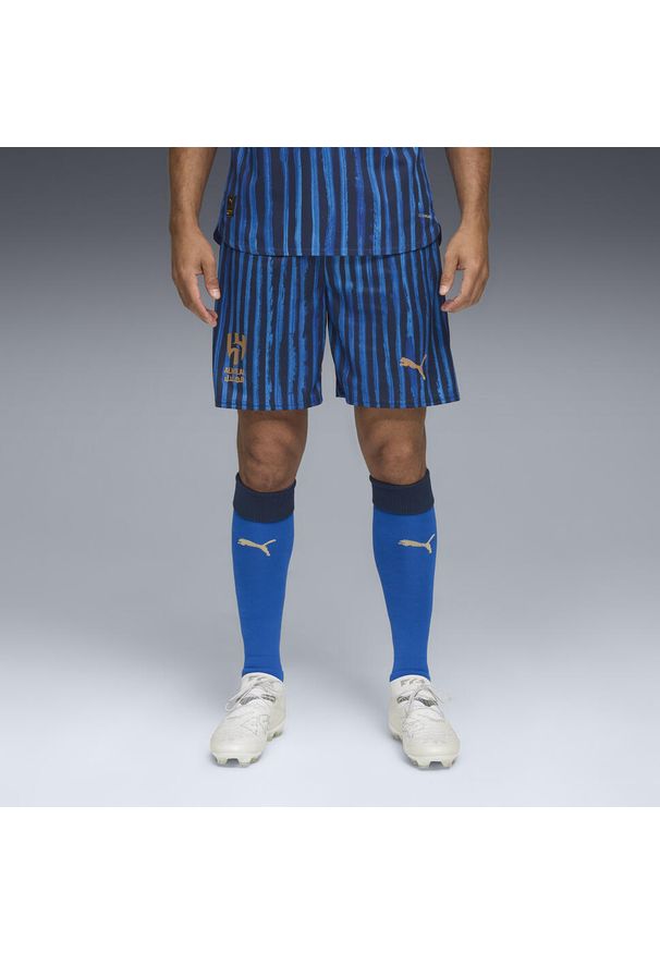 Puma - Męskie szorty KIDSUPER × AL-HILAL SFC PUMA Blue Intense Club Navy. Kolor: niebieski. Sezon: lato. Sport: fitness