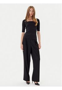BOSS Bluzka Egamma 50541894 Czarny Slim Fit. Kolor: czarny. Materiał: syntetyk #5