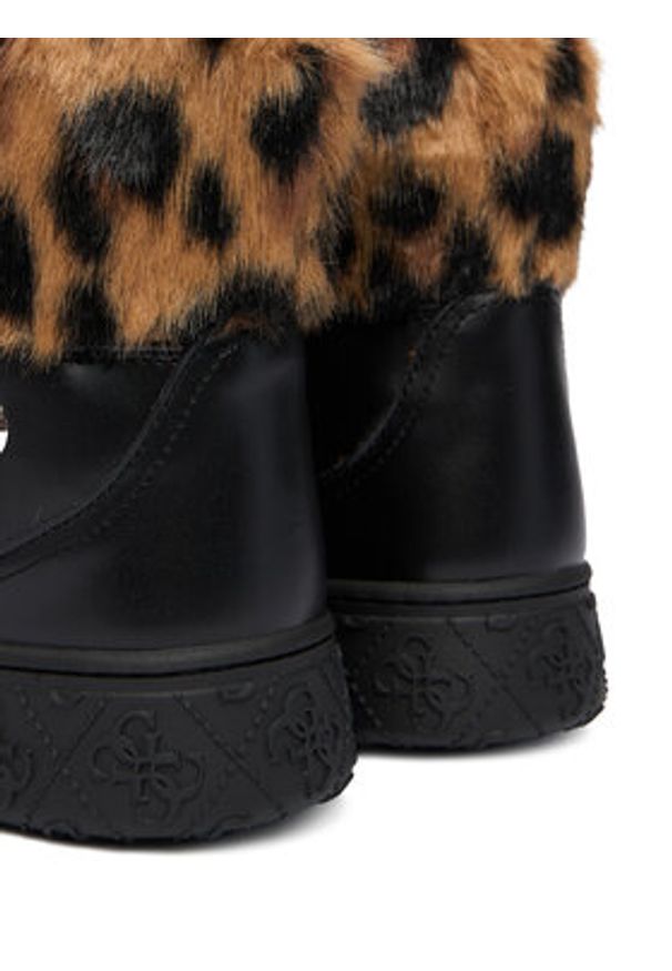 Guess Śniegowce FLFUEK FUR10 Brązowy. Kolor: brązowy. Materiał: materiał