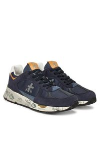 Premiata Sneakersy MASE VAR 7237 Granatowy. Kolor: niebieski. Materiał: zamsz, skóra