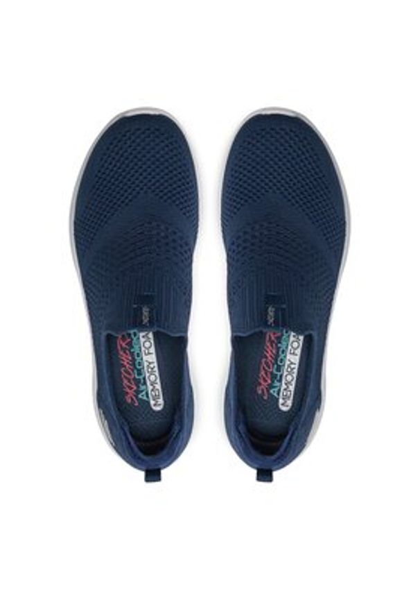 skechers - Skechers Sneakersy Ultra Flex 3.0-Classy Charm 149855/NVY Granatowy. Kolor: niebieski. Materiał: materiał