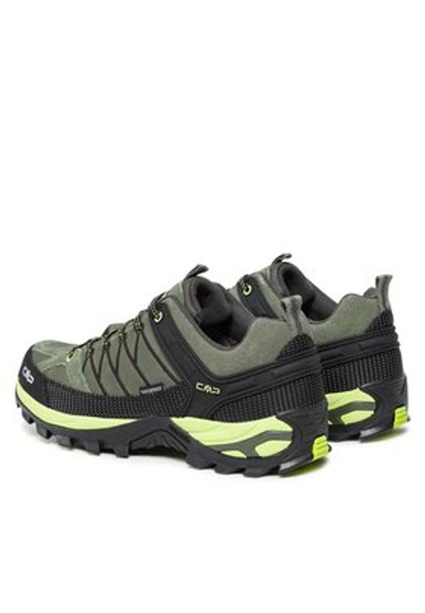 CMP Trekkingi Rigel Low Trekking Shoes Wp 3Q13247 Zielony. Kolor: zielony. Materiał: zamsz, skóra. Sport: turystyka piesza