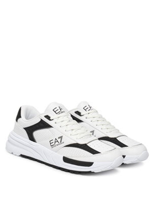 EA7 Emporio Armani Sneakersy 7X000360 AF19082 MZ021 Biały. Kolor: biały. Materiał: materiał