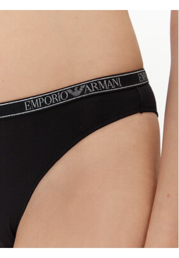 Emporio Armani Underwear Komplet 2 par fig klasycznych EW000406 AF10889 MC005 Czarny. Kolor: czarny. Materiał: wiskoza