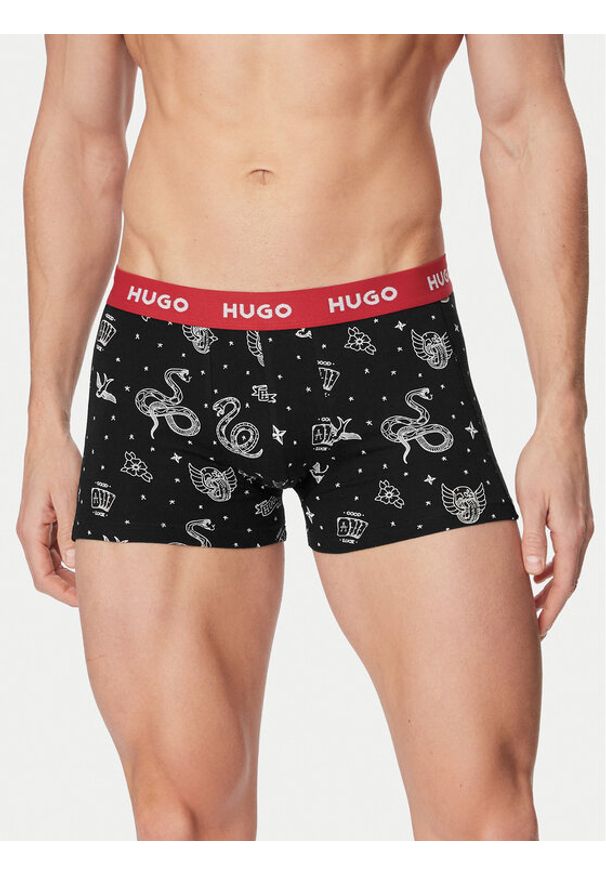 Hugo - HUGO Komplet bokserek 50532550 Kolorowy. Materiał: bawełna. Wzór: kolorowy