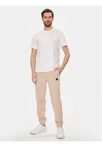 Hugo Spodnie dresowe Dimacs 50509457 Beżowy Relaxed Fit. Kolor: beżowy. Materiał: bawełna #3