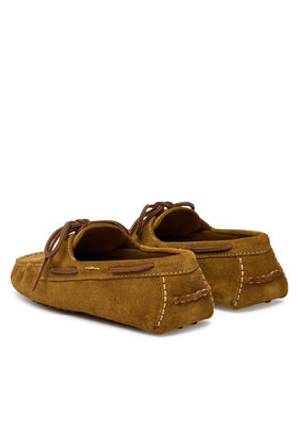 Polo Ralph Lauren Mokasyny 818973352003 Brązowy. Kolor: brązowy. Materiał: zamsz, skóra