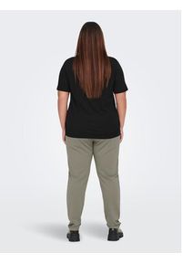 ONLY Carmakoma T-Shirt 15287998 Czarny Regular Fit. Kolor: czarny #7