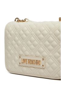 Love Moschino - LOVE MOSCHINO Torebka JC4000PP1MLA0110 Écru. Materiał: skórzane