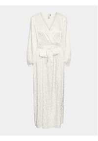YAS Sukienka wieczorowa 26030290 Biały Regular Fit. Kolor: biały. Materiał: syntetyk. Styl: wizytowy #3