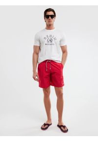 Big-Star - Szorty kąpielowe męskie czerwone Rafaelsin 603. Kolor: czerwony. Materiał: guma #3