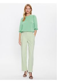 Selected Femme Spodnie materiałowe Doah 16088117 Zielony Regular Fit. Kolor: zielony. Materiał: syntetyk #2