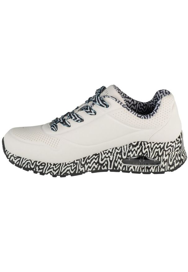 skechers - Buty do chodzenia damskie Skechers Uno Mini Drip. Zapięcie: sznurówki. Kolor: wielokolorowy. Materiał: materiał. Szerokość cholewki: normalna. Model: Skechers Sport. Sport: turystyka piesza