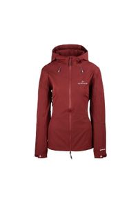 Bergson - Kurtka membranowa damska Stormvault stx1. Kolor: czerwony, wielokolorowy, brązowy. Sport: turystyka piesza #1