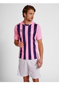 Koszulka do piłki nożnej męska Hummel Striped. Kolor: wielokolorowy, różowy, fioletowy #2
