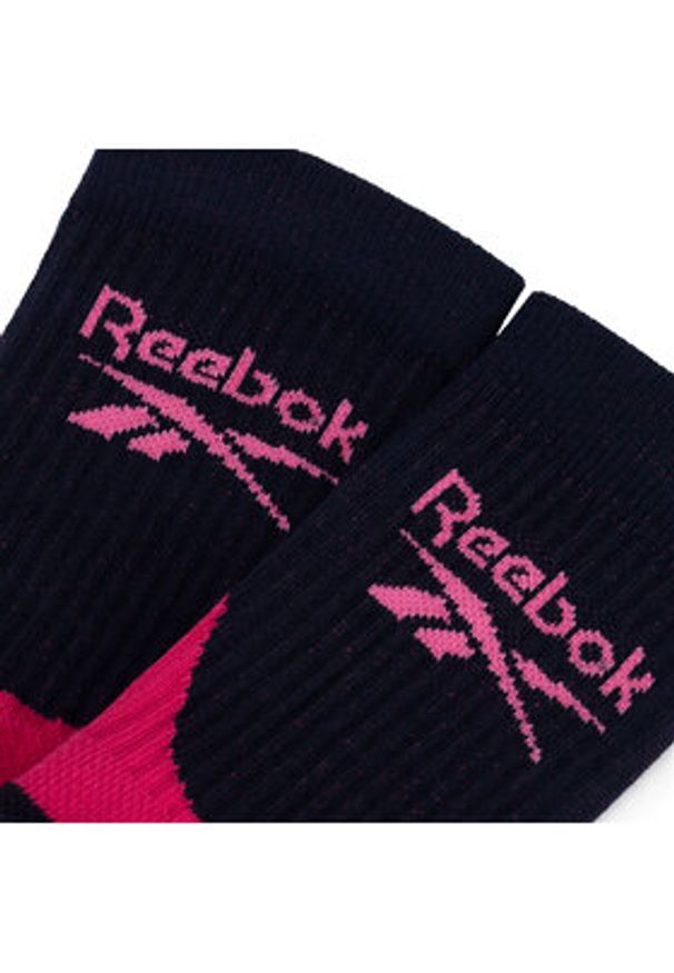 Reebok Skarpety wysokie damskie R0454-SS24 (1-pack) Różowy. Kolor: różowy. Materiał: syntetyk