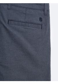 Big-Star - Spodnie męskie chinosy niebieskie Erhati 401. Kolor: niebieski. Materiał: tkanina, len, materiał. Wzór: nadruk, haft. Sezon: wiosna, jesień, lato. Styl: klasyczny #2