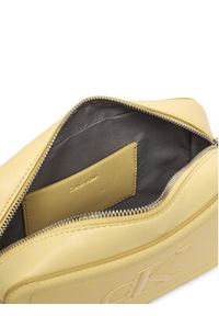 Calvin Klein Torebka Bold Ck Camera Bag LV04F3220G Żółty. Kolor: żółty. Materiał: skórzane #2