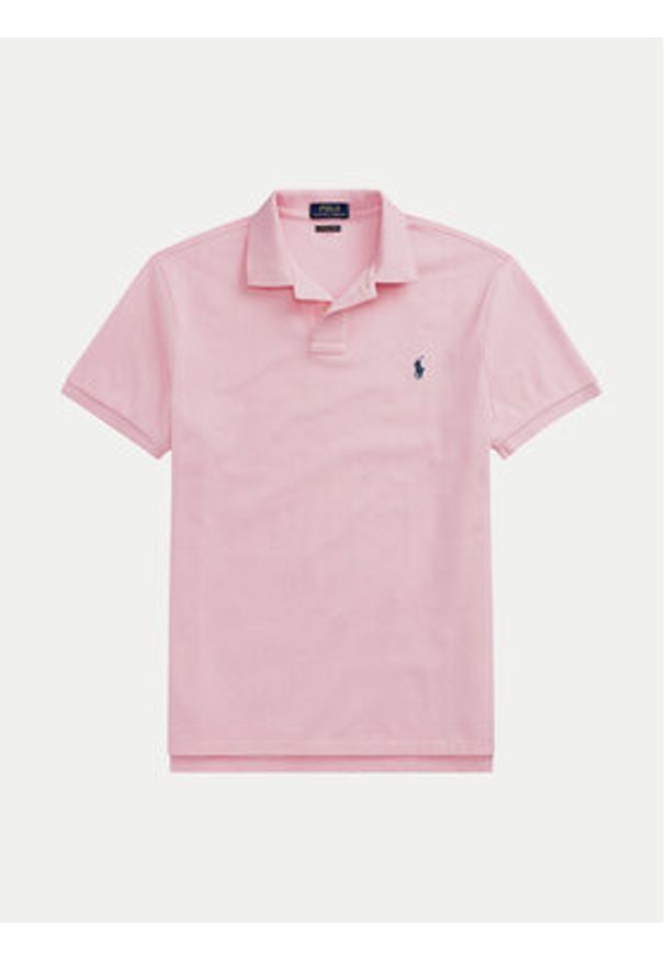 Polo Ralph Lauren Polo Core Replen 710795080 Różowy Slim Fit. Typ kołnierza: polo. Kolor: różowy. Materiał: bawełna