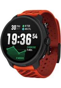 SUUNTO - Zegarek sportowy Suunto Race 2 Coral Orange (SS051241000). Styl: sportowy