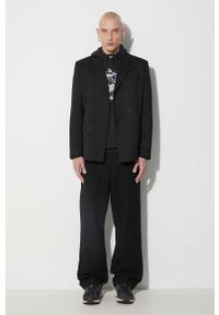 Reebok Classic bluza bawełniana kolor czarny z kapturem HT8178-BLACK. Typ kołnierza: kaptur. Kolor: czarny. Materiał: bawełna. Wzór: nadruk #5