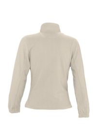 SOL'S - Damski Polar North Bluza Polarowa Na Zamek. Kolor: beżowy. Materiał: polar. Sezon: zima. Styl: sportowy