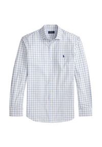 Polo Ralph Lauren Koszula 710974534008 Błękitny Custom Fit. Typ kołnierza: polo. Kolor: niebieski. Materiał: bawełna #6