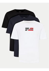 Jack & Jones Komplet t-shirtów JJecorp Graphic Tee 12277755 Kolorowy Regular Fit. Materiał: bawełna. Wzór: kolorowy #1