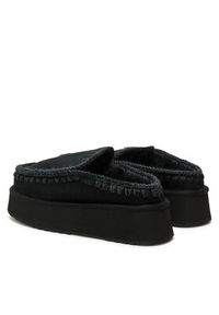 Mou Kapcie Clog Eskimo Platform FW681004A Czarny. Kolor: czarny. Materiał: skóra. Obcas: na platformie #5