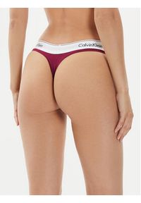 Calvin Klein Underwear Stringi 0000F3786E Fioletowy. Kolor: fioletowy. Materiał: bawełna #4