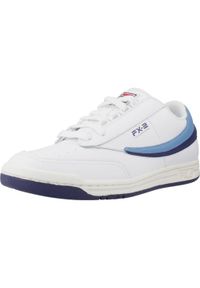 Fila - Kapcie FILA ORIGINAL TENNIS 83 Biały. Kolor: biały. Materiał: syntetyk, tkanina, skóra. Sport: turystyka piesza