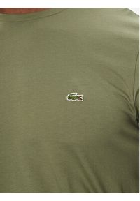 Lacoste T-Shirt TH6709 Zielony Regular Fit. Kolor: zielony. Materiał: bawełna #4